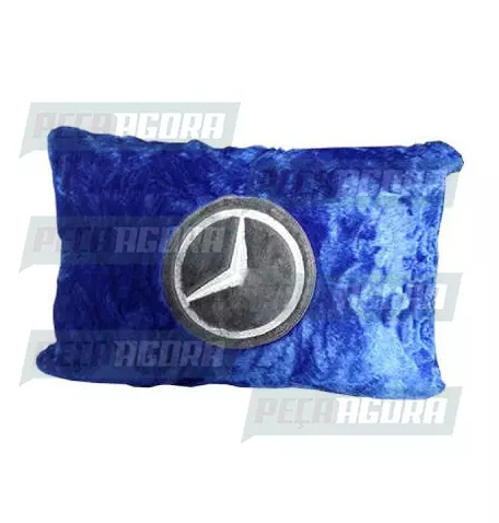 ALMOFADA PELUCIA CHINIL 45X45/50X40/50X50 C/LOGO MB AZ (447757)
