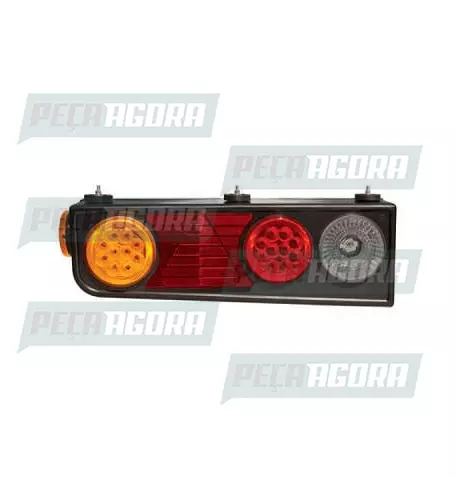 LANTERNA TRASEIRA KIT 2000 DIREITO SEM ABA TRIANGULO LED PRADOLUX PL2058 (441184