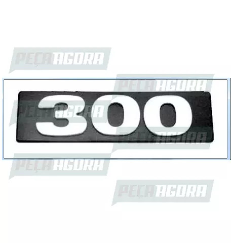 EMBLEMA PLASTICO GRADE ORIGINAL PARA SCANIA SERIE 4 ''300'' (425470)