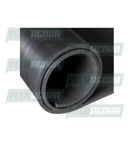 PARABARRO BORRACHA PURA PRETO 1,80X40 LAMEIRAO  (424830)