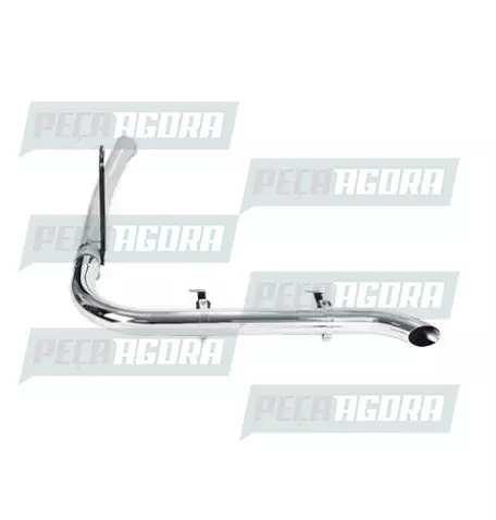 TUBO ESCAPAMENTO ESQUERDO 5'' PARA SCANIA R 450/510 EURO 5 (KIT P/TANQUE REDONDO