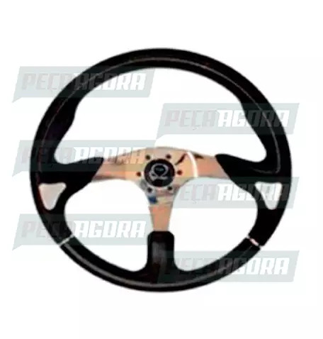 VOLANTE 400MM CARBONO AZUL (424664)