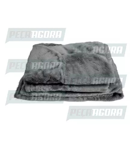 CAPA PELUCIA CHINIL BANCO C/LOGO VW CONST MOTORISTA/CARONA SOFA GAUCHA CINZA (44