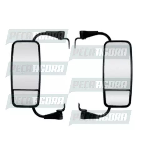 ESPELHO PARA SCANIA T/R 112/113 CONJUNTO COMPLETO COM BRACO SEM DESEMBACADOR SEM