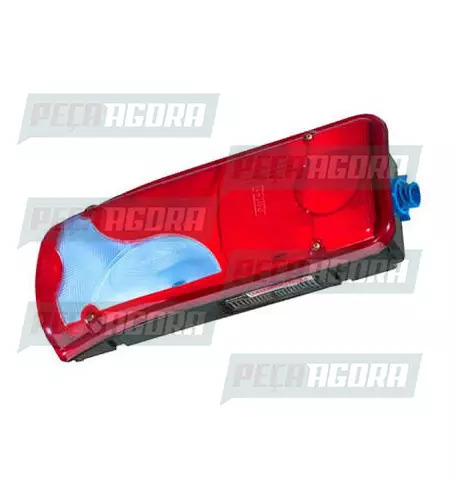 LANTERNA TRASEIRA VOLKSWAGEN 28.440/29.440/33.440 COM VIGIA ESQUERDO BOTINHA AZU