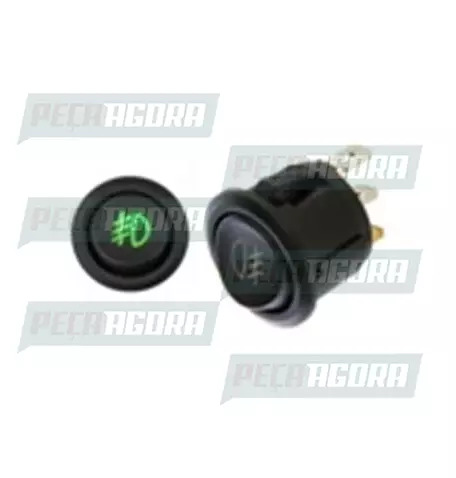 INTERRUPTOR FAROL NEBLINA 24V UNIVERSAL P/ADAPTACAO LED VD DIRETEC (446059)