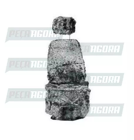 CAPA PELUCIA CHINIL BANCO S/LOGO MB ATEGO 2011 MOTORISTA GAUCHA CINZA (456321)