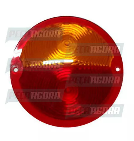 LENTE TRASEIRA RANDON ANTIGA REDONDA BICOLOR - PL0509 (PL05090005)