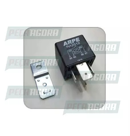 RELE AUXILIAR GM USO GERAL 04 TERMINAIS COM SUPORTE 12V 50A ARPE (94494959)