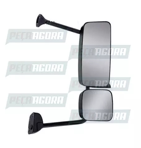 ESPELHO MERCEDES BENZ AXOR/ATEGO 2013/2016 ESQUERDO COM BRACO SEM DESEMBACADOR C