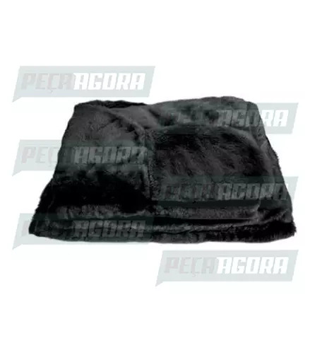 CAPA PELUCIA CHINIL SOFA INDIV.C/LOGO MB 1519 MOTORISTA/CARONA GAUCHA PRETA (446