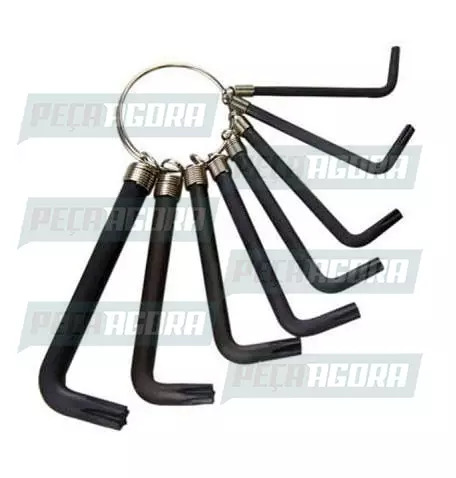 CHAVE TORX JOGO 08 PECAS (T10/T40) (440242)