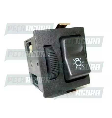 INTERRUPTOR DE LUZES COM REOSTATO 12V MB CAMINHAO/ONIBUS UNIVEL (A6955458914.)