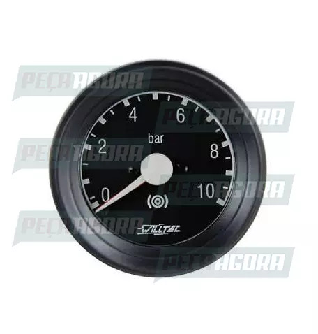 RELOGIO MERCEDES BENZ TODOS MANOMETRO DUPLO PRESAO AR 0-10 BAR 60MM PT (00054203