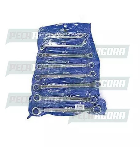 CHAVE ESTRELA CROMADA JOGO 12 PECAS (6-32MM) (440360)