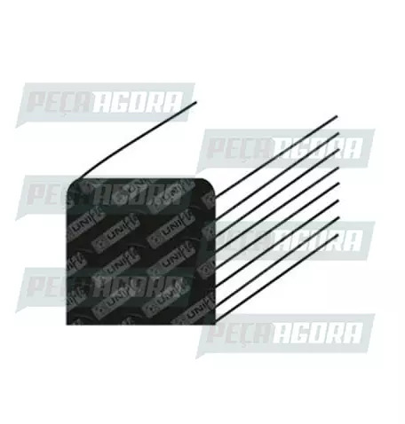 BORRACHA PORTA VOLKSWAGEN KOMBI ...75 ALTA SEM FURO UNIFLEX (442512)