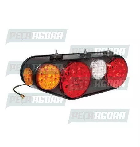 LANTERNA TRASEIRA NOMA/UNIVERSAL ACRILICO 10 LEDS ESQUERDO PRADOLUX PL2102 (4419