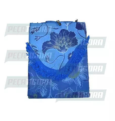 CORTINA JACARD CETIM 5 PCS.MB 1938 02 FRENTE/02 MEIO ALTA/01 TRAS.AZ (457351)