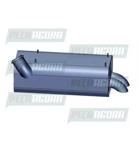 SILENCIOSO MERCEDES BENZ ONIBUS O500RS ORIGINAL FABBOF (6344901101,)