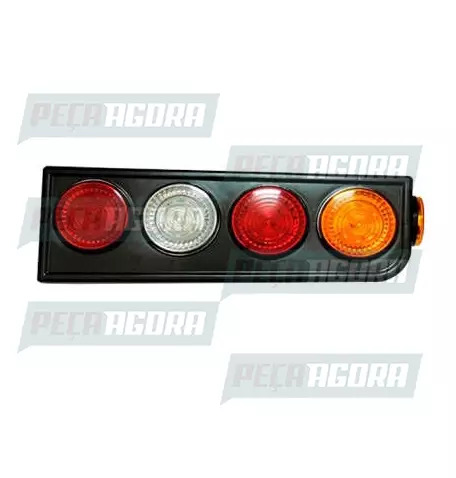 LANTERNA TRASEIRA CARRETA RANDON MODERNA LED 24V SEM ABA ESQUERDO AF (448230)