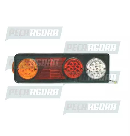 LANTERNA TRASEIRA KIT FACCHINI 30 LED COM TRIANGULO ESQUERDO  PRADOLUX PL2022 (4