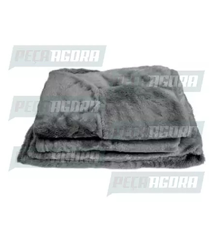 CAPA PELUCIA CHINIL SOFA INDIV.C/LOGO MB 1113 MOTORISTA/CARONA GAUCHA CINZA (446