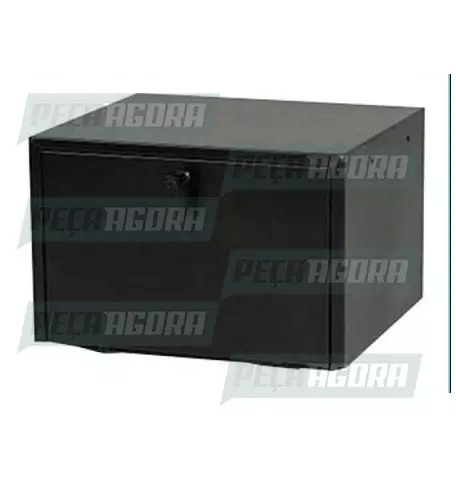 CAIXA FERRAMENTA FURGAO HR COM BORRACHA 1,25MM 300X300X470 (439969)