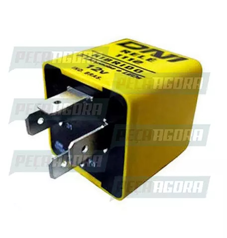 RELE PISCA COM 4 TERMINAIS SEM SUPORTE HIBRIDO 12V 120W DNI 1112 (448772)