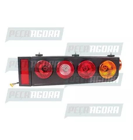 LANTERNA TRASEIRA KIT RANDON ESQUERDO COM ABA PRADOLUX PL2052 (447631)