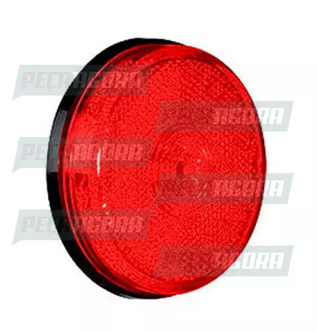 LANTERNA LATERAL RANDON 2000 LED 24V SEM SUPORTE MODELO ORIGINAL-VM SINALSUL 201