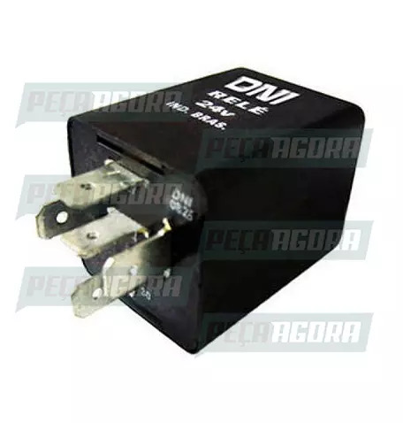 RELE CONTROLE DE ROTACAO DO MOTOR MERCEDES BENZ 5 TERMINAIS SEM SUPORTE 24V DNI 