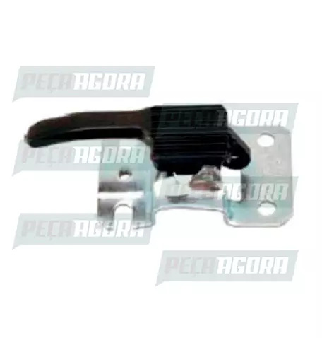 MACANETA INTERNA PORTA VOLKSWAGEN CAMINHAO SEM MOLDORA PRETA ESQUERDO BRIM (4465