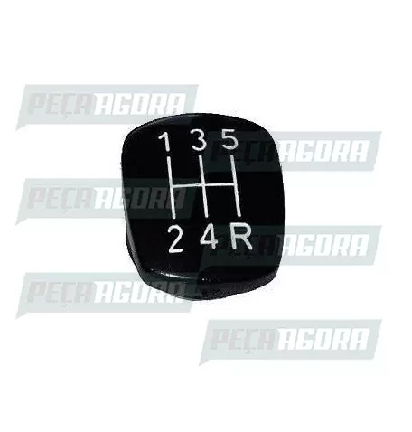 TAMPINHA BOLA CAMBIO PUNHO 05 MARCHAS MERCEDES BENZ/ATEGO/AXOR/ACTROS PRETO (455