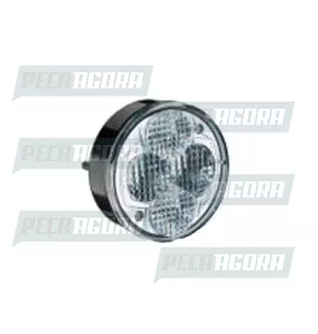 LANTERNA TRASEIRA LUZ DE RE 4 LEDS 24V 2 VIAS CRISTAL FIXACAO SIANLSUL 2190 (441