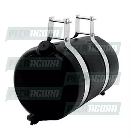 COROTE 26 LITROS COMPLETO PLASTICO PRETO SUPORTE ABERTO (448267)