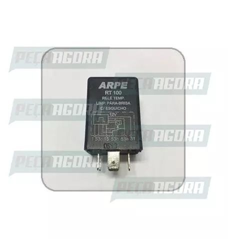 RELE TEMPORIZADOR 6 TERMINAIS 12V LIMPADOR PARA-BRISA GM/MERCEDES BENZ/FIAT COM 