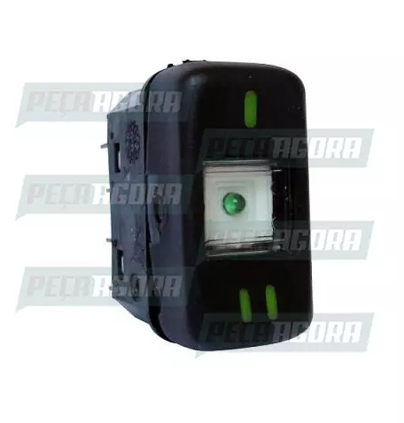 INTERRUPTOR PRETO 12VOLTS MB CAMINHAO / ONIBUS 1988... 12VOLTS 2 POSICAO 8 TERMI