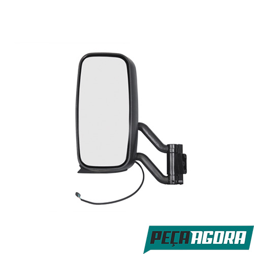 ESPELHO RETROVISOR DIREITO SEM DESEMBAÇADOR VOLVO FH FM NH ATE 2009 COM BRAÇO 