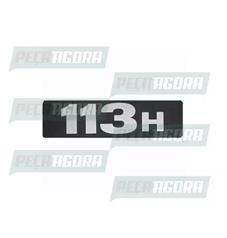 EMBLEMA PLASTICO CAPO ORIGINAL PARA SCANIA 113 ''113H'' (384.103-H)