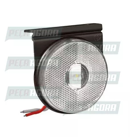 LANTERNA LATERAL GUERRA LED COM SUPORTE COM CABOS - CR PRADOLUX PL0566 (454691)