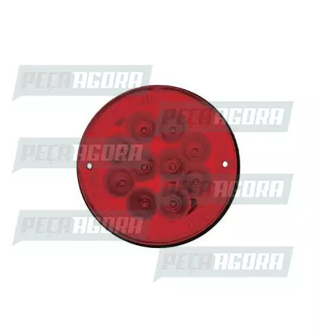 LANTERNA TRASEIRA FACCHINI COM 10 LEDS 2 POLOS VM. PRADOLUX PL0762 (441948)