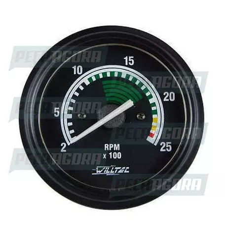 RELOGIO MERCEDES BENZ TACOMETRO 725HZ 2500RPM BIVOLT 80MM PT (444994)