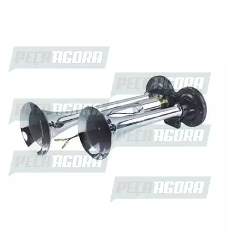 BUZINA SOLENOIDE AR METAL CROMADA BIVOLT THZ (457249)