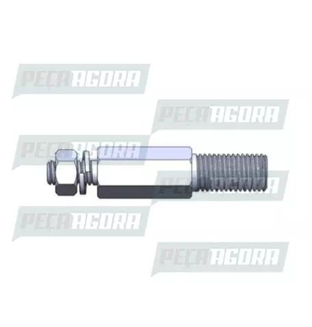 PRISIONEIRO TRACAO PARA IVECO SX3/8''UNC 3/8''ZB ACO ZINCADO BRANCO RODOAR (4441