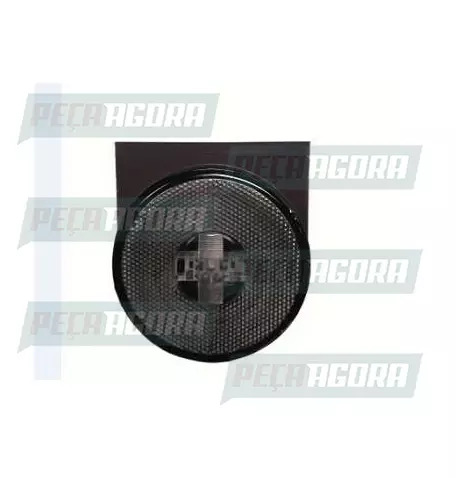 LANTERNA LATERAL CARRETA 2000 LED SEM SUPORTE COM FIOS BIVOLT FUME 85MM (458966)