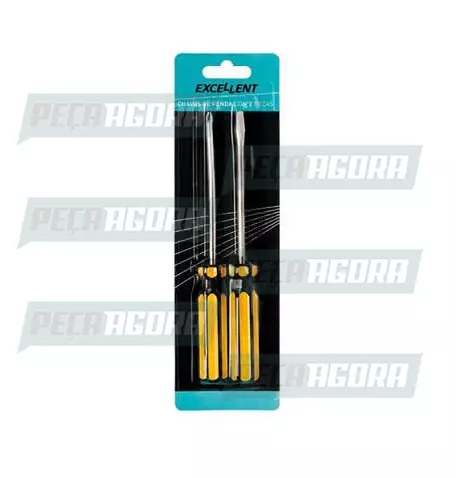 CHAVE FENDA/PHILIPS JOGO 02 PECAS (FENDA/PHILIPS) (440236)