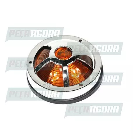 LANTERNA ESTRIBO CROMADA 03 JANELAS - AM RN (456453)