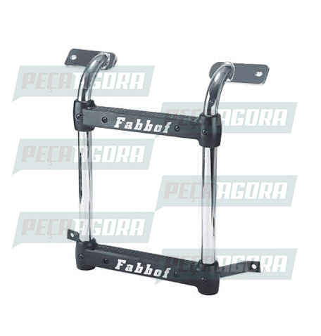 ESTRIBO PLATAFORMA MERCEDES BENZ ACTROS EURO 5 CROMADO FIXACAO CATALISADOR FABBO