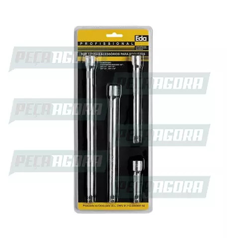 CABO P/CHAVE SOQUETE 3/8'' JOGO 4PCS (446575)