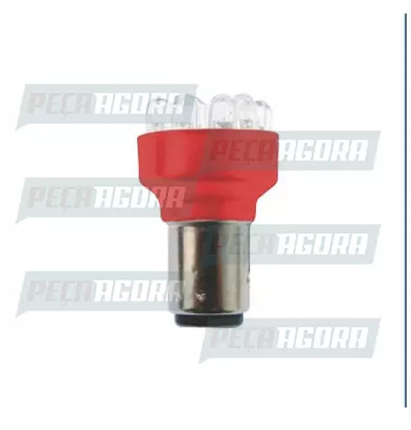 LAMPADA IMPORTADA LED 1141 24V 10 LEDS VERMELHA (439928)